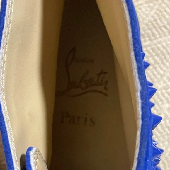 Christian Louboutin Unisex Suede Spikes Sneakers